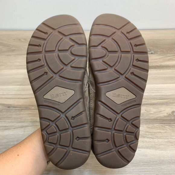 Born Loafer Mens 9.5 Brown Distressed Leather Nigel Slip On Comfort Hand Crafted main image 7